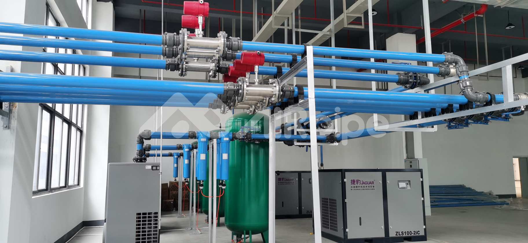 压缩空气管路品牌_鸿运国际远销海表50国